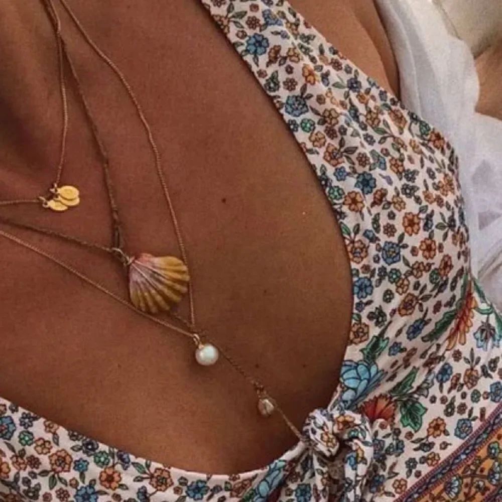 Pearl gold & Diamond necklace